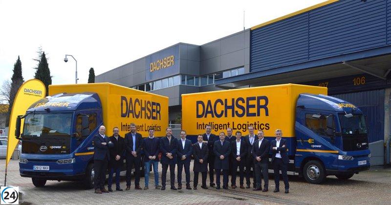 BYD inicia la revolución eléctrica al entregar camiones sostenibles a Dachser.