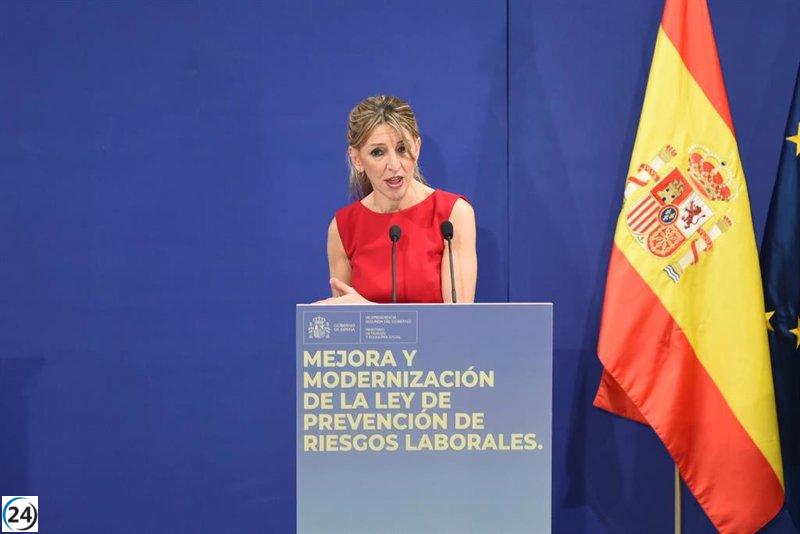 Díaz alerta sobre la urgencia de reformar la Ley de Prevención de Riesgos Laborales: 