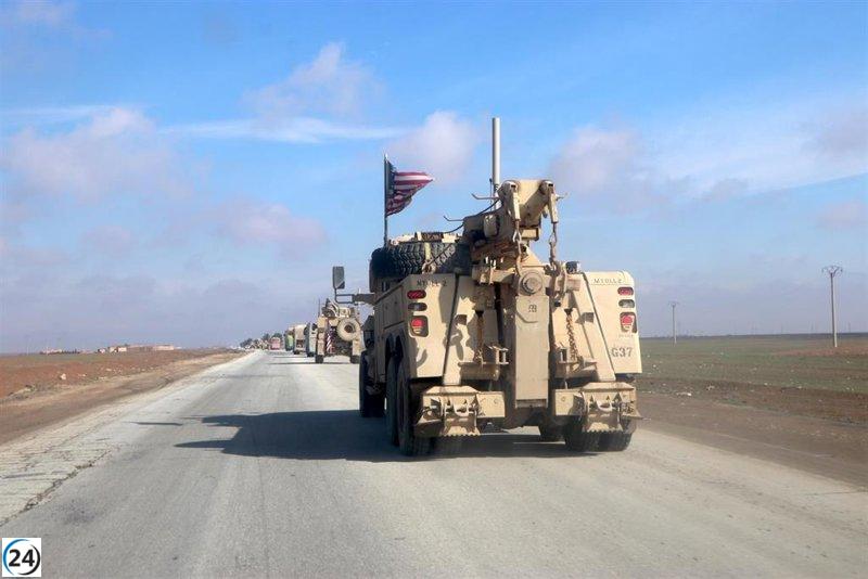 El Ejército sirio toma posesión de la base de Al Shadadi en coordinación con Estados Unidos.