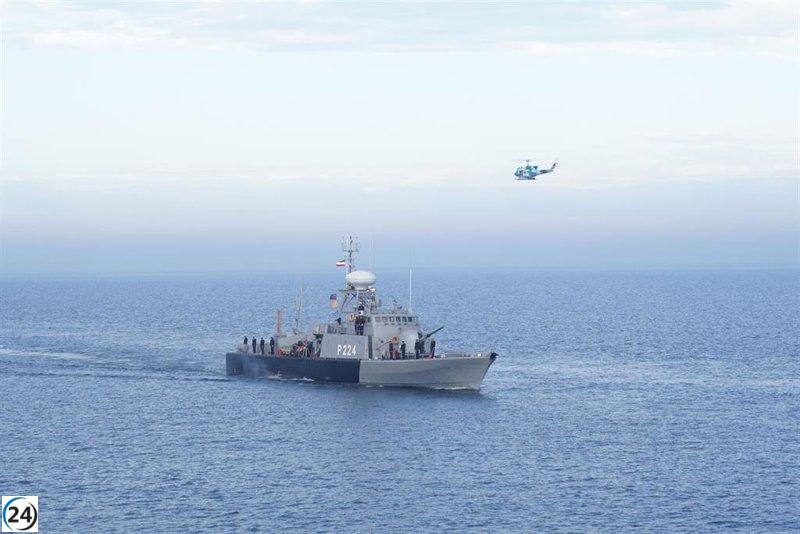 Irán inicia ejercicios militares en el estrecho de Ormuz justo antes de reanudar diálogos nucleares con Estados Unidos.