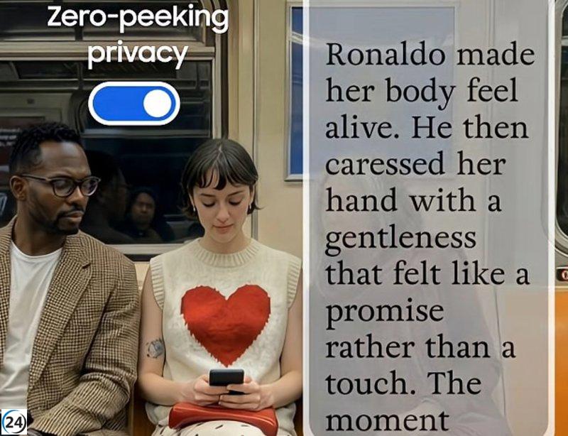 Samsung incorpora una nueva función de privacidad de pantalla en el Galaxy S26 para proteger la información personal.