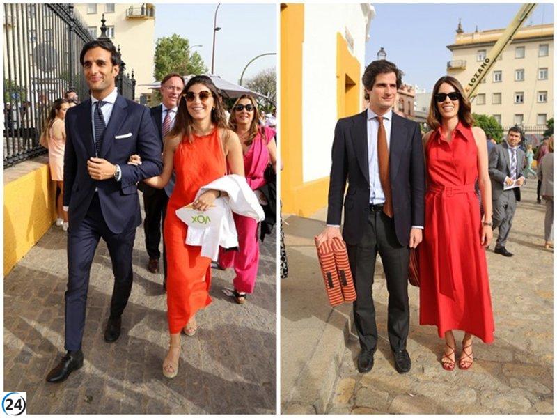 Sofía Palazuelo y Cayetana Rivera, elegancia y amor en la Real Maestranza de Sevilla.