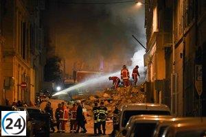 Explosión en Marsella causa la muerte de dos personas en derrumbe.