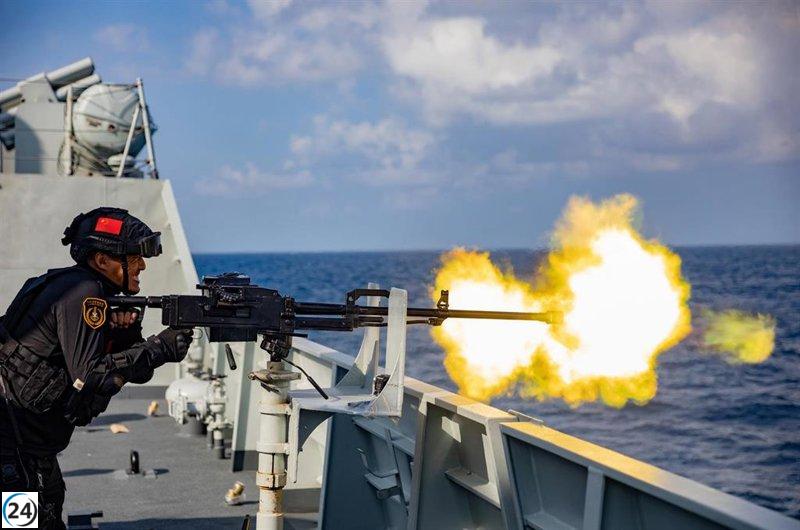 China concluye maniobras militares cerca de Taiwán con