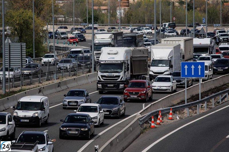 Último día de la Operación Especial con tráfico intenso en Madrid, Tarragona, Valencia y Murcia.