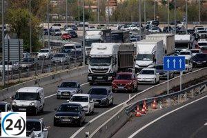 Último día de la Operación Especial con tráfico intenso en Madrid, Tarragona, Valencia y Murcia.