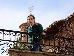 Familiares despiden a Sánchez Dragó en privado en su casa.