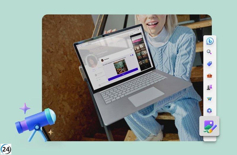 Microsoft Edge estrena a nivel mundial su generador de imágenes Dall-E.