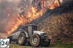 Asturias sufre seis incendios forestales activos y otros 35 en revisión.