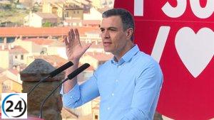 La liga del PSOE el 28M, según Sánchez, es de gestión frente a la de ruido de la derecha y ultraderecha.