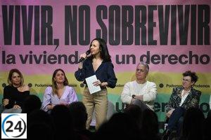 Podemos promueve ley para cambiar hipotecas a tipo fijo gratis por aumento del Euríbor.