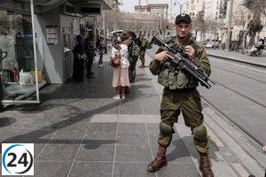 Dos palestinos resultan heridos en un aparente ataque a una patrulla israelí en Cisjordania.