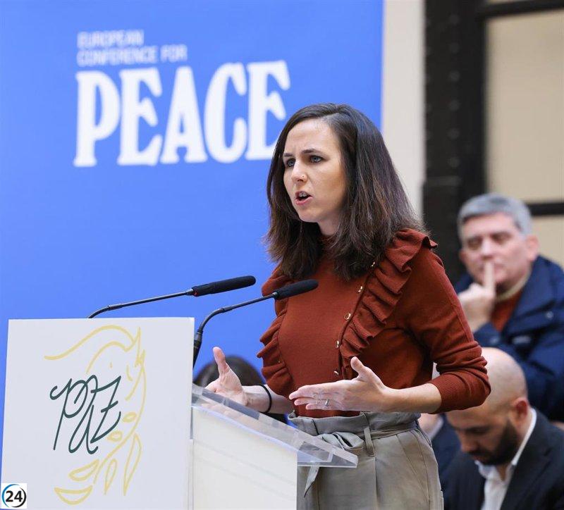 Podemos defiende la izquierda combativa frente a ministros indiferentes ante la OTAN y Ucrania.