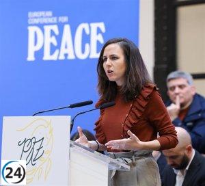 Podemos defiende la izquierda combativa frente a ministros indiferentes ante la OTAN y Ucrania.