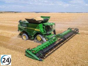 John Deere lanza su cosechadora X9 1100 de alto rendimiento en España.