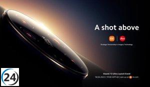 Xiaomi anuncia la presentación del móvil Xiaomi 13 Ultra el 18 de abril.