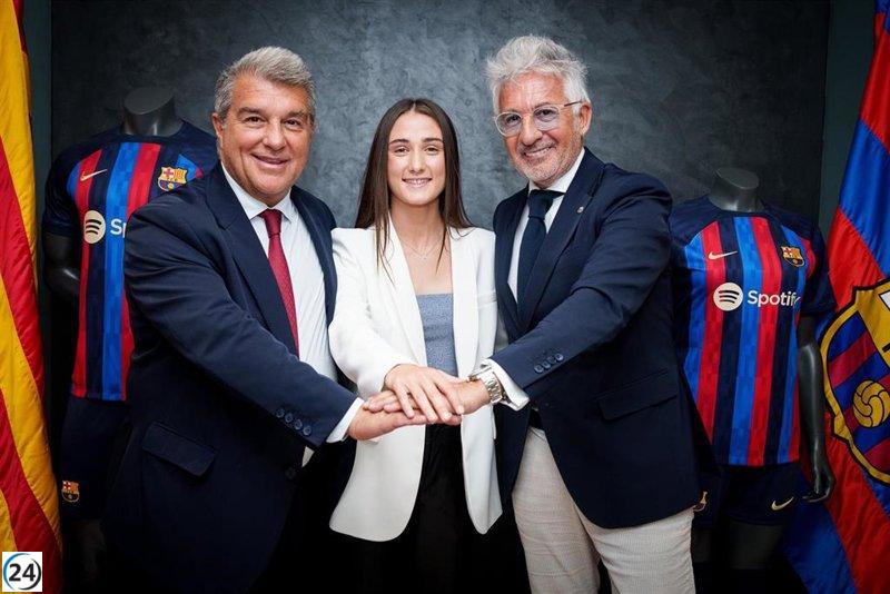 La jugadora Bruna Vilamala firma con el Barça Femení hasta 2026.