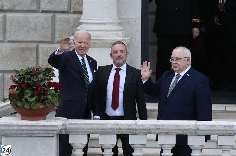Biden pide a Reino Unido estrechar lazos con Irlanda en discurso ante Parlamento irlandés.