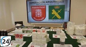 Desmantelan laboratorio clandestino de explosivos en Pamplona.