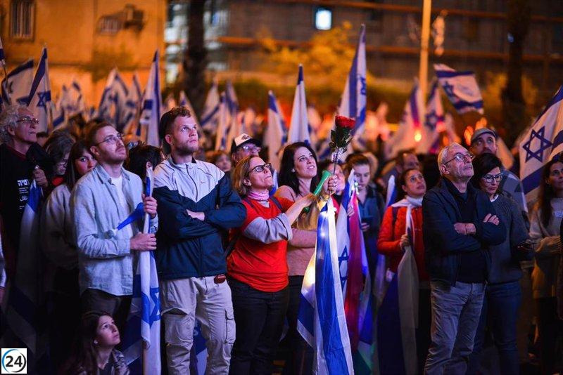 Más de 115.000 protestan contra la reforma judicial en Israel.
