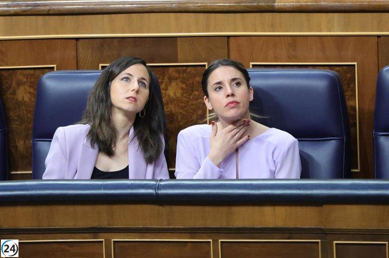 El Congreso aprueba la reforma de la Ley del consentimiento sexual con votos a favor de PSOE y PP y en contra de Podemos.