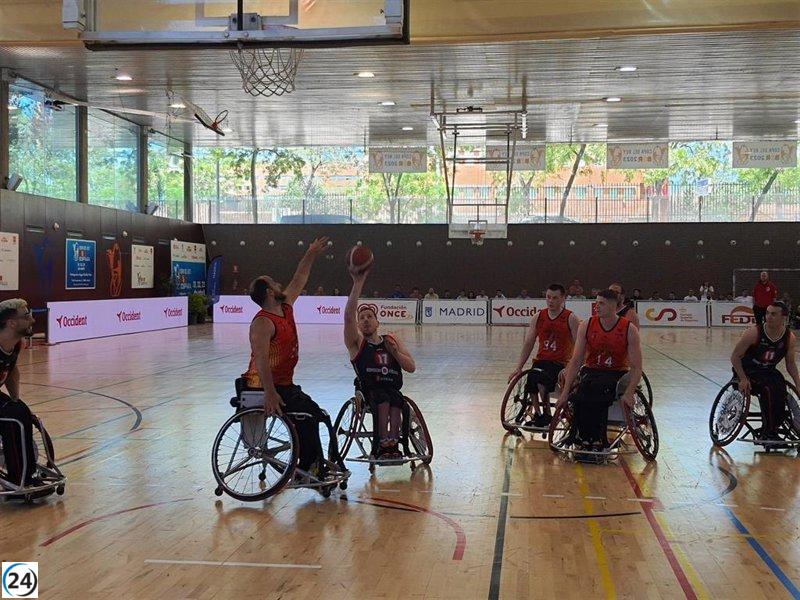 Bidaideak revalida título de Copa del Rey en baloncesto en silla contra Amiab Albacete.