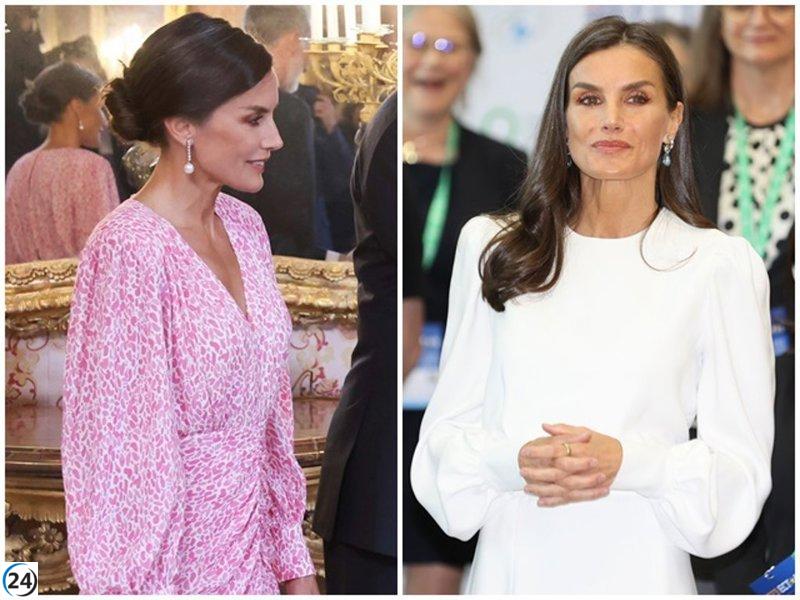 La Reina Letizia deslumbra con un misterioso conjunto blanco tras su impresionante debut rosa.