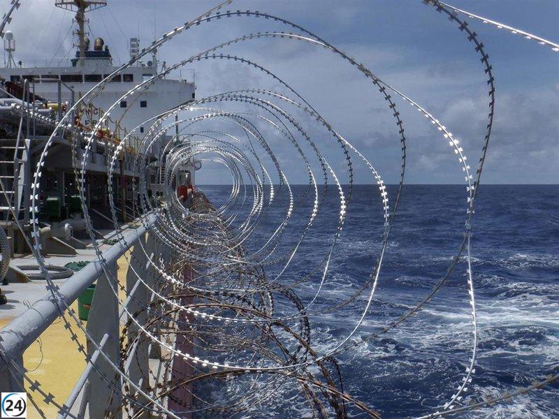 Registro de violencia armada en el golfo de Adén al sur de Yemen.