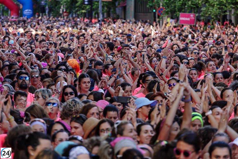 32.000 mujeres corren en Madrid para combatir el cáncer de mama.