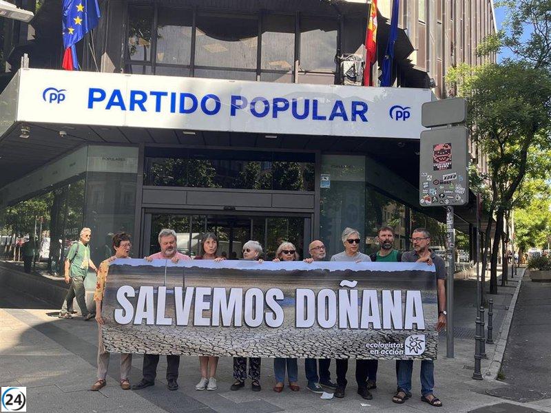PP apoya modificaciones en Ley Forestal andaluza que perjudican a Doñana, denuncia Ecologistas en Acción.