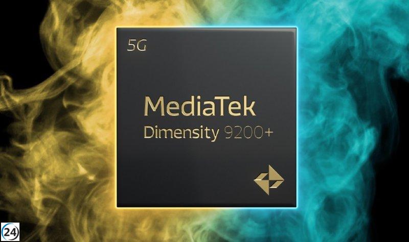 Mediatek presenta el nuevo chipset Dimensity 9200+ con poderosas CPU y GPU.