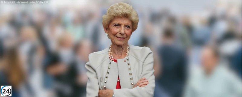 Hélène Carrère d'Encausse recibe premio Princesa de Asturias de Ciencias Sociales 2023.