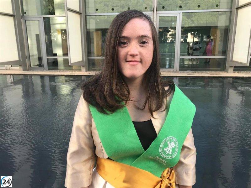 Blanca San Segundo, graduada con Síndrome de Down, se presenta a las elecciones del PP el 28M.