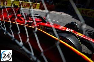 Carlos Sainz lamenta perder los primeros tres lugares en la parrilla.