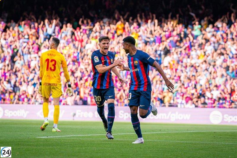 Ansu Fati es el líder en el último juego del Camp Nou.