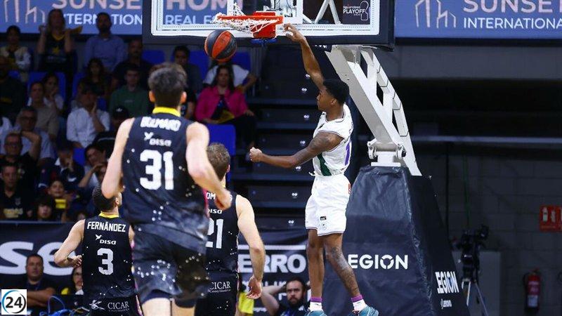 Unicaja vence en La Laguna con gran determinación.