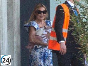 Ana Obregón y su nieta Ana Sandra regresan a España: las imágenes.