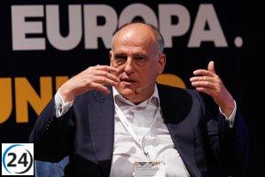 Tebas: La responsabilidad de la industria del fútbol en España es enorme con el 1,4% del PIB generado.