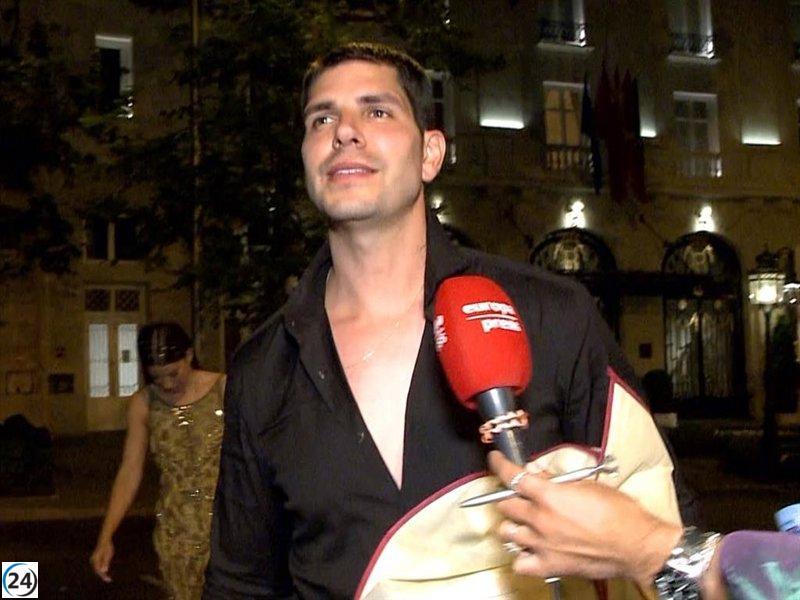 Diego Matamoros abandona la boda de su padre por un motivo desconocido.