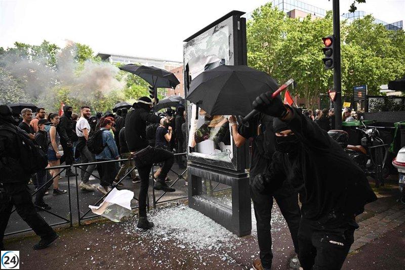 Más de 280.000 franceses protestan contra la reforma de las pensiones.