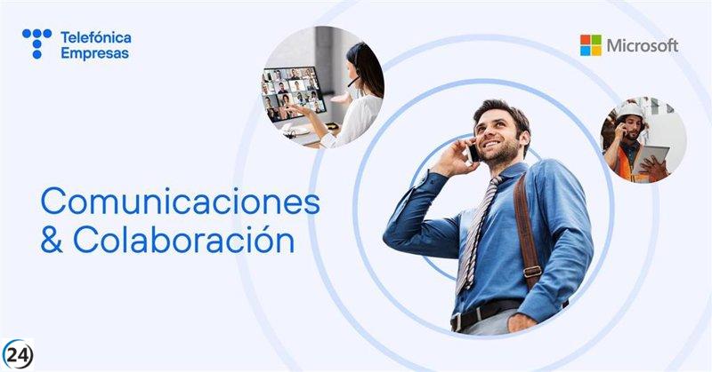 Telefónica y Microsoft se asocian para brindar soluciones de comunicación unificada para empresas.