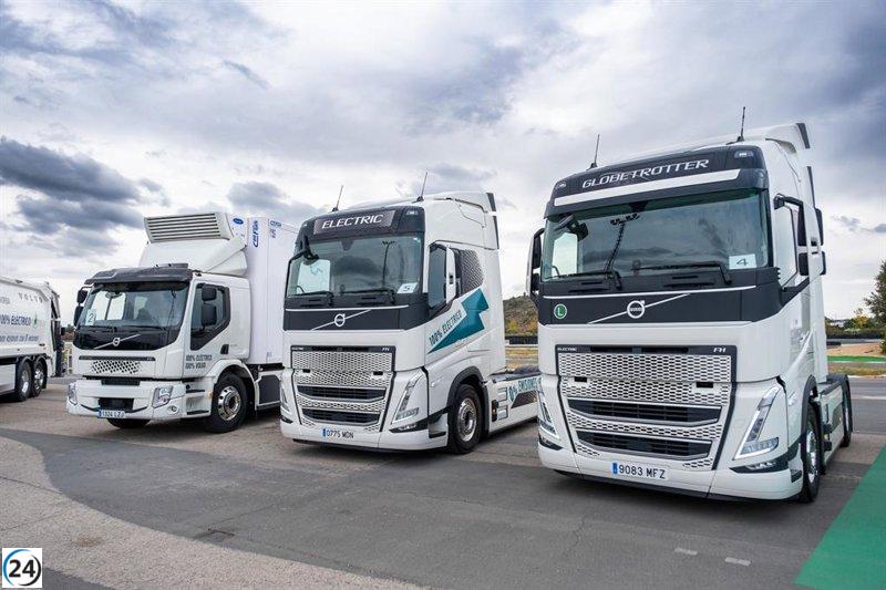 Volvo Trucks utiliza neumáticos Michelin en jornadas de electromovilidad, agradecidos por la marca.