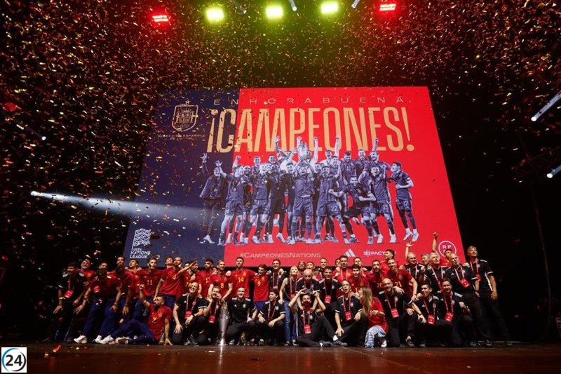 Madrid celebra el triunfo de la selección española en la Liga de Naciones.