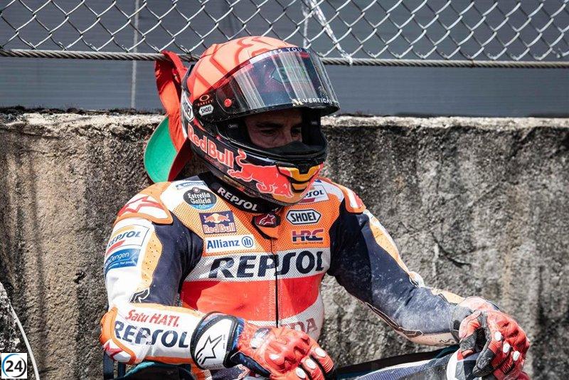 Marc Márquez admite que no está listo para presionar al límite.