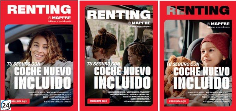 Mapfre lanza seguro todo riesgo para alquiler de coches a largo plazo.