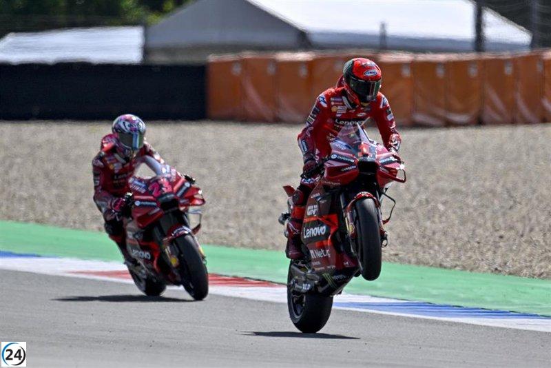 Bagnaia domina en Assen y lidera en MotoGP.
