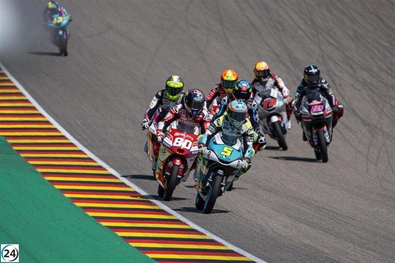 Jaume Masià se acerca al líder Dani Holgado tras ganar en Moto3 en Assen.