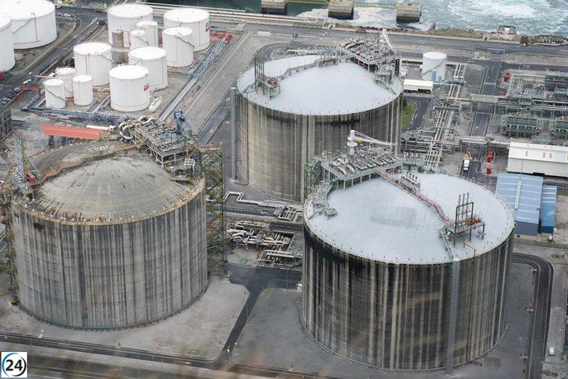 Argelia lidera suministro de gas a España, por delante de Rusia hasta julio