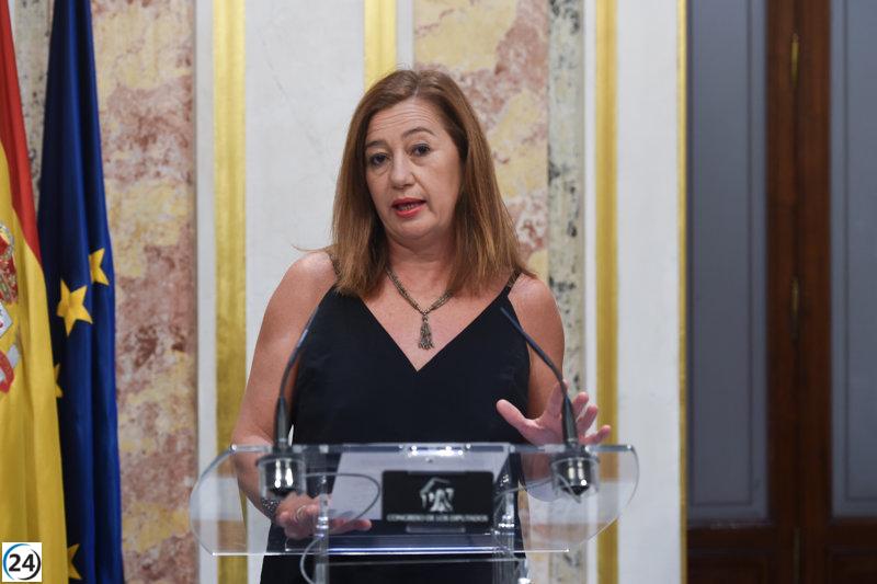 Armengol evita votar en Navidad y fija debate de investidura los días 26 y 27 de septiembre