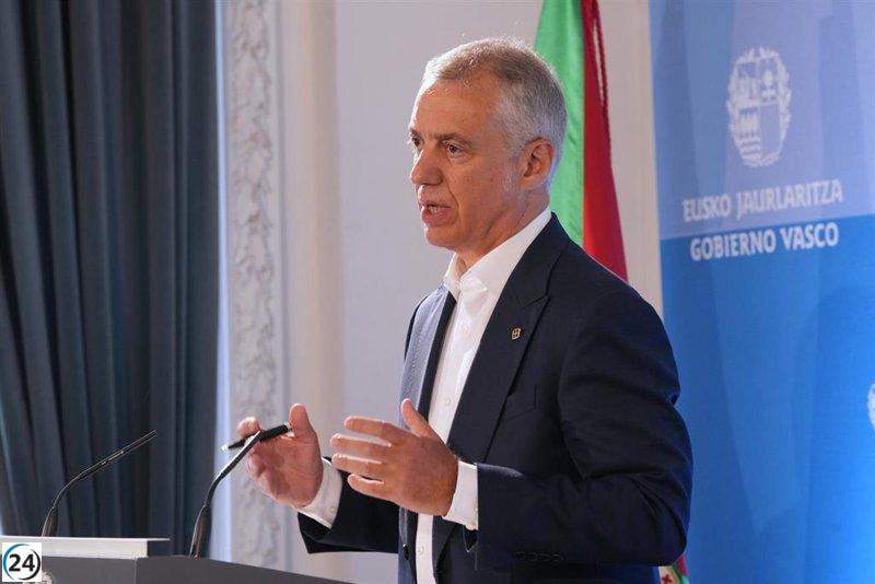 Urkullu propone convención constitucional para avanzar en plurinacionalidad del Estado en un año.
